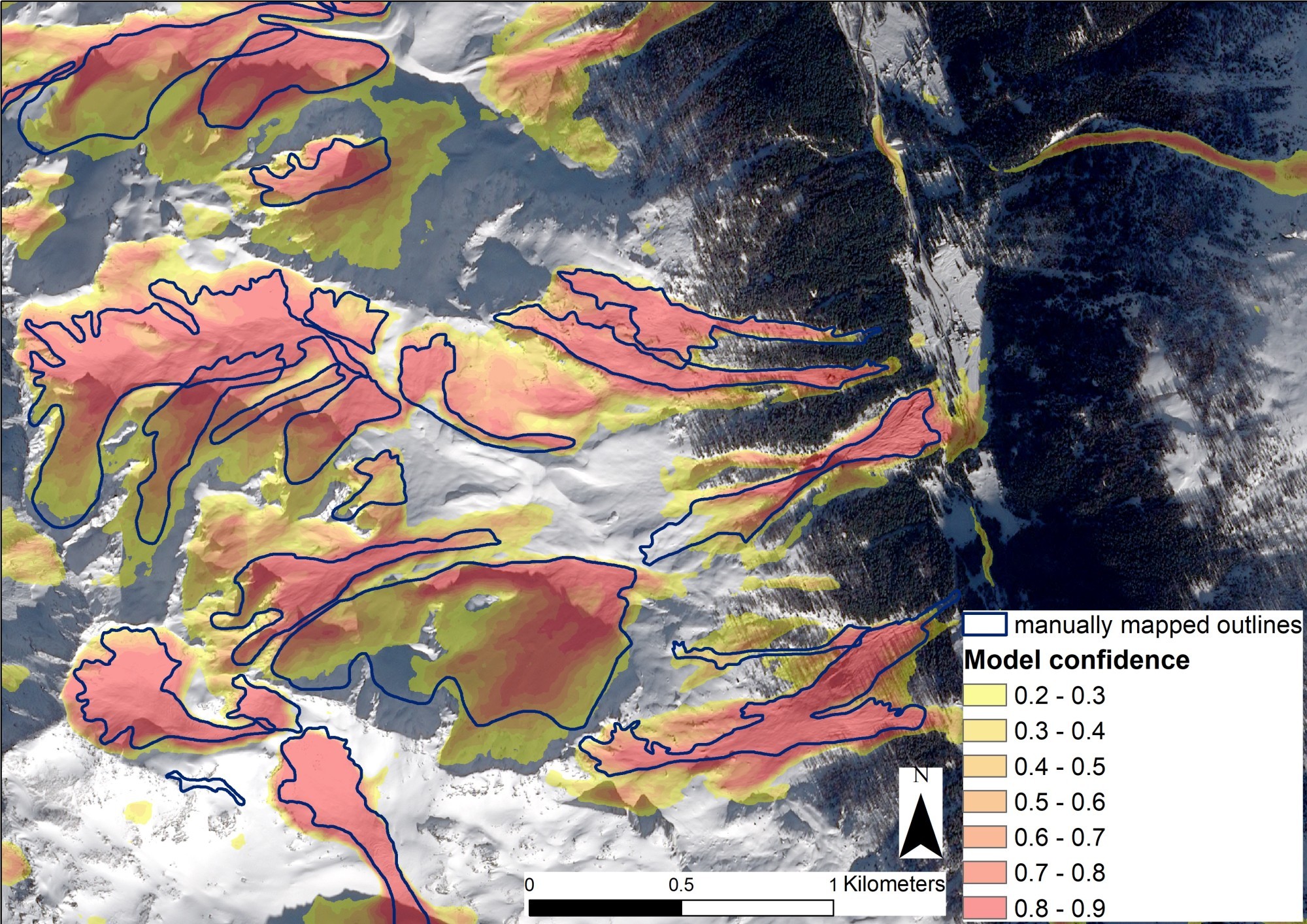 Satellitenbild von Pralong im Val d’Hérémence