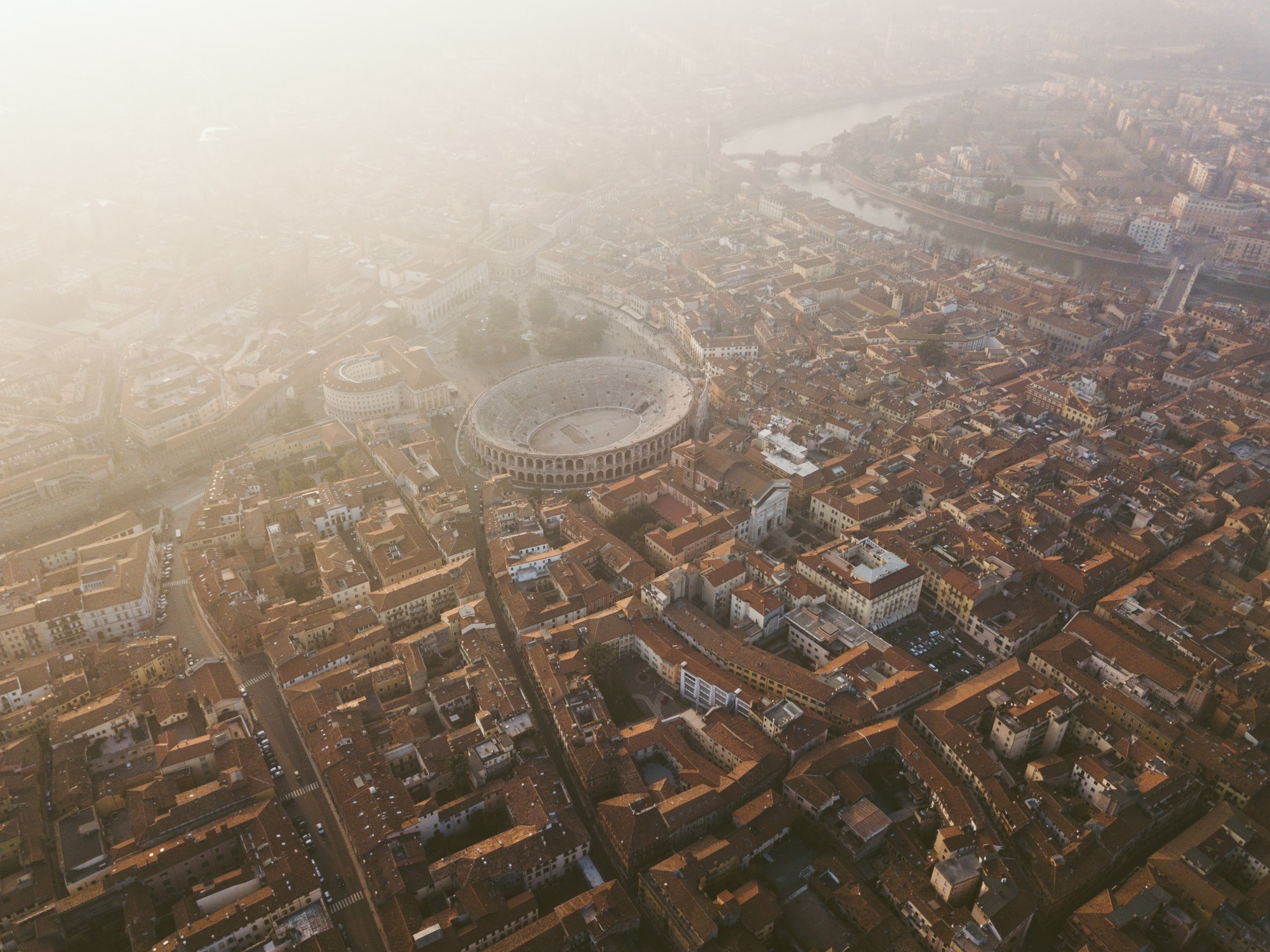 Verona aus der Vogelperspektive