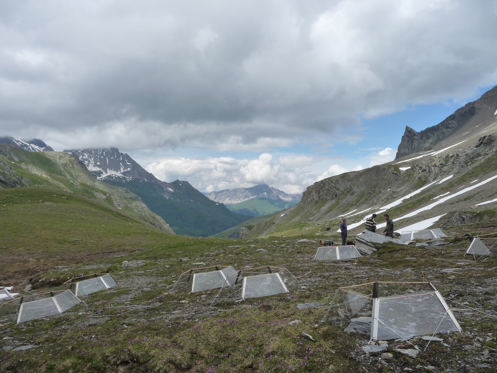 Erwärmungskammern im Val Bercla