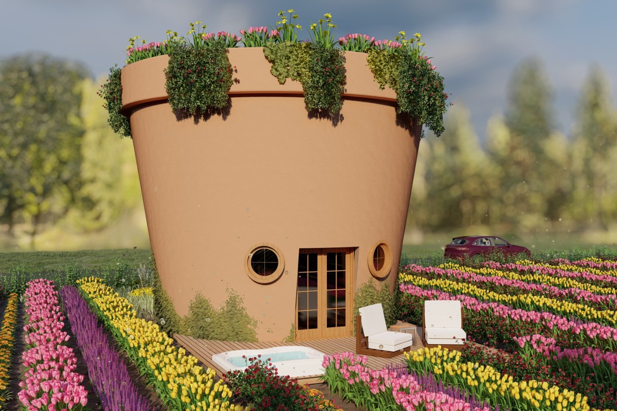 Blumentopf-Haus Wow-Förderpreis Airbnb