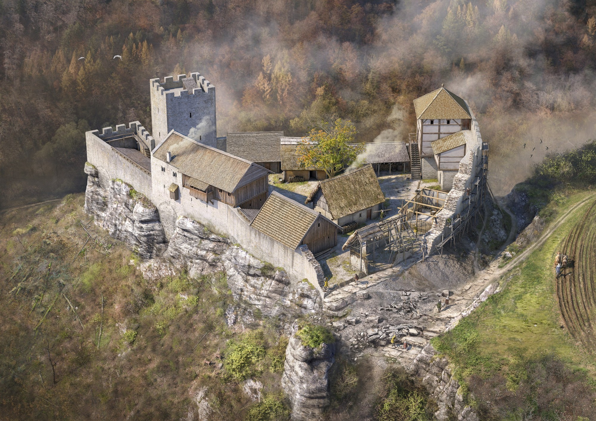 Visualisierung der Ödenburg