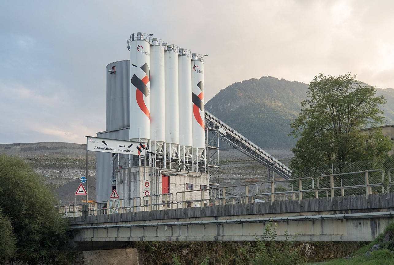 Holcim-Werk in Oberdorf im Kanton Nidwalden