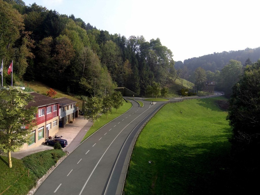 Umfahrung Unterägeri Beginn Entlastungstunnel in Neuägeri