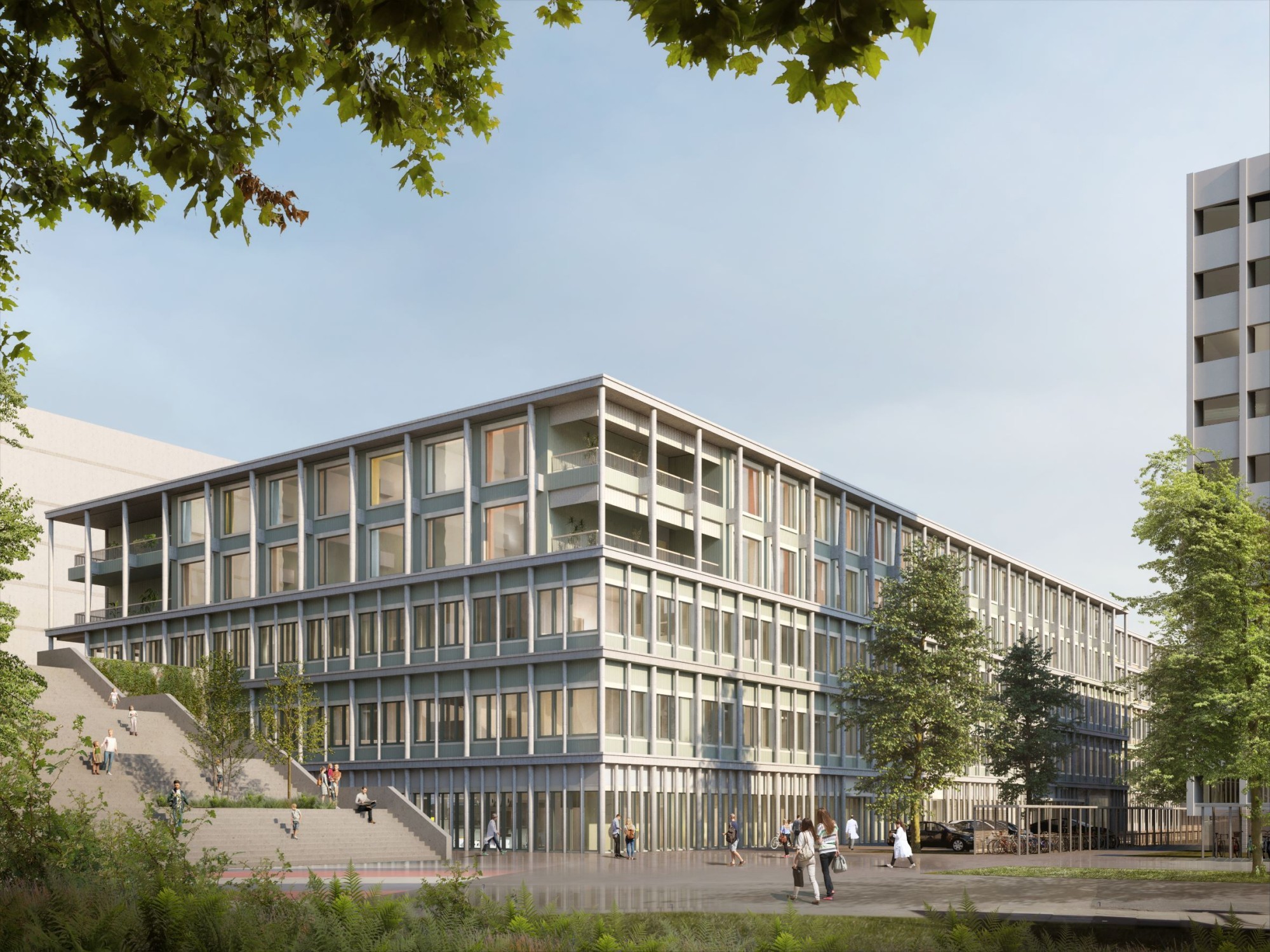 Visulisierung Neubau Kantonsspital Luzern Kinderspital und Frauenklinik