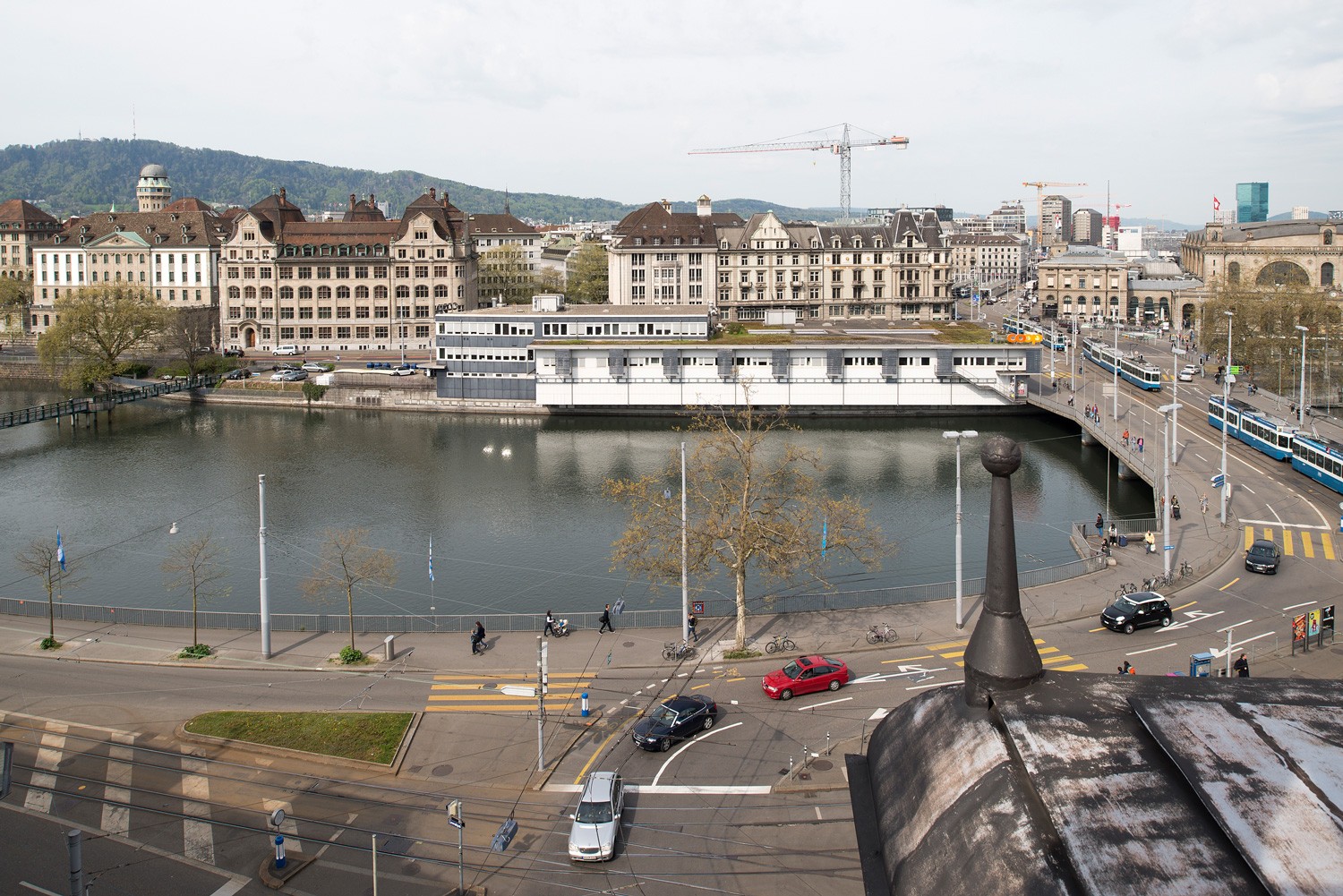 Papierwerd-Areal mit Globus-Provisorium Stadt Zürich