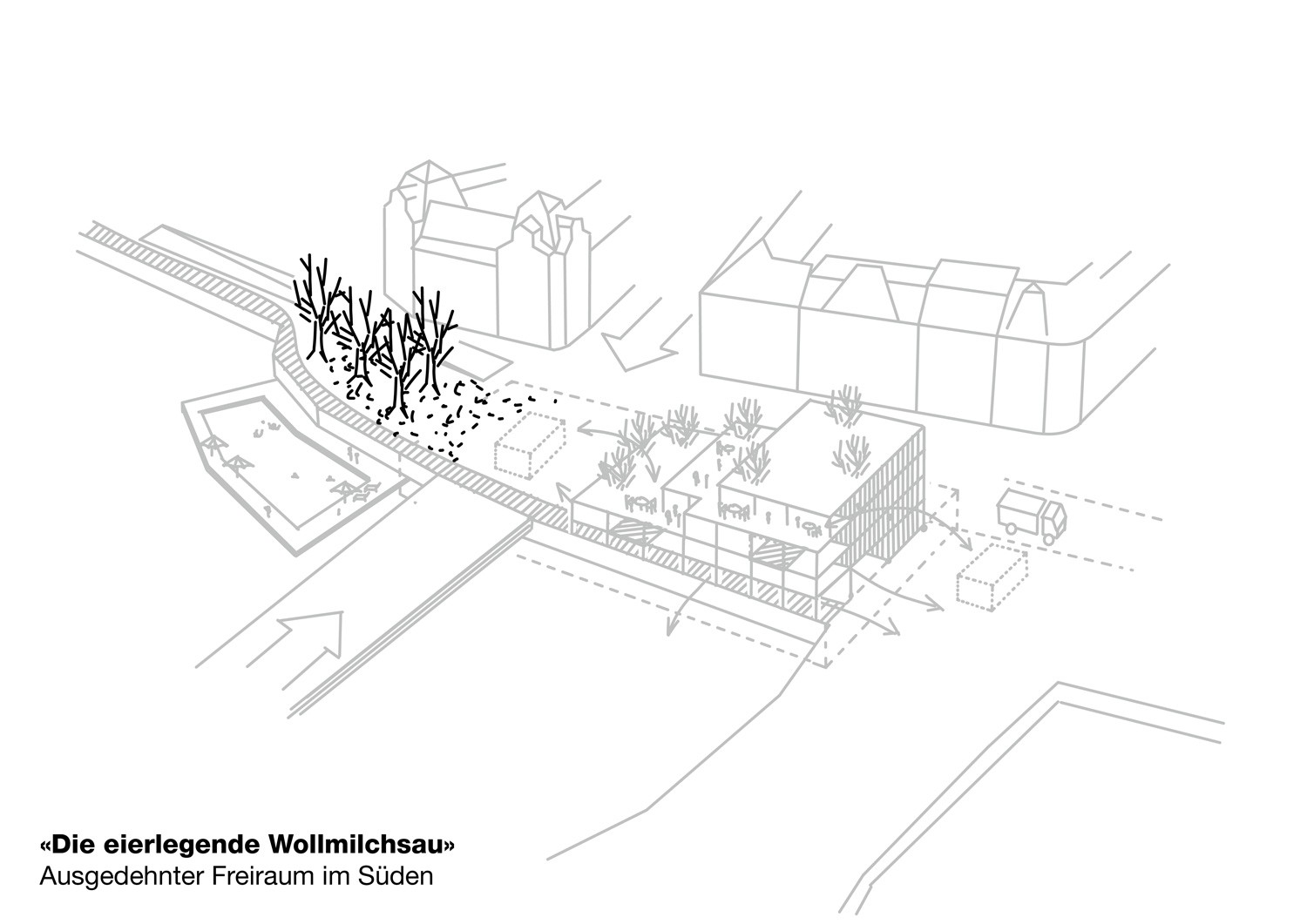 Illustration mögliche Nutzung Papierwerd-Areal Zürich