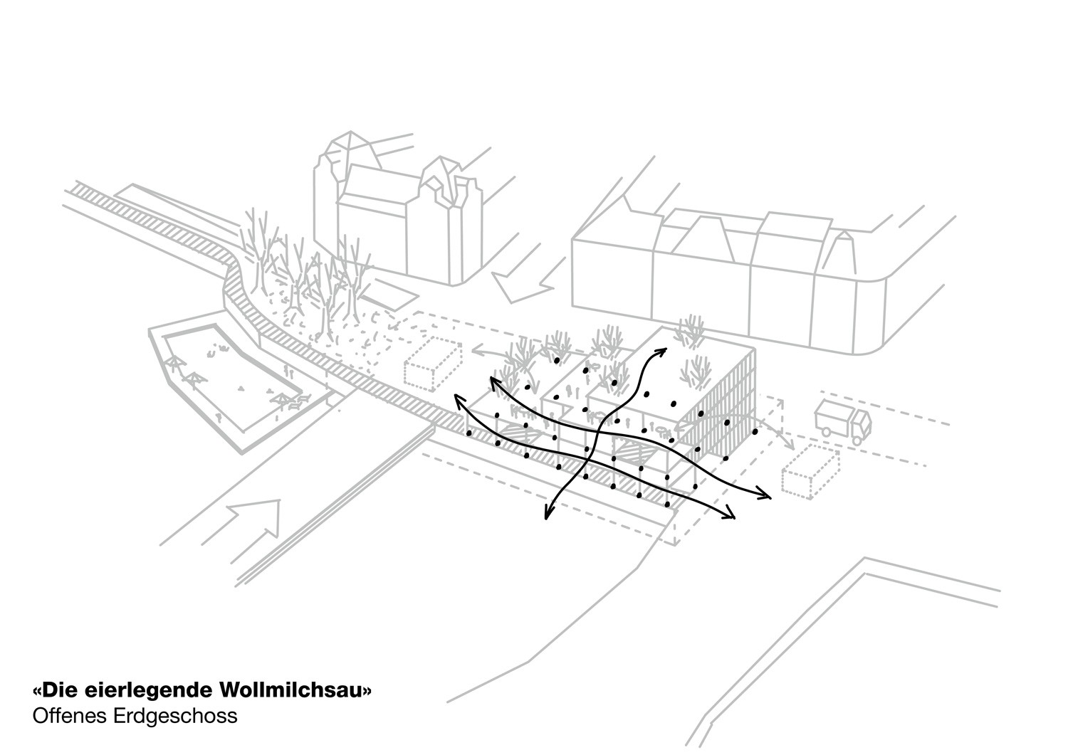Illustration mögliche Nutzung Papierwerd-Areal Zürich