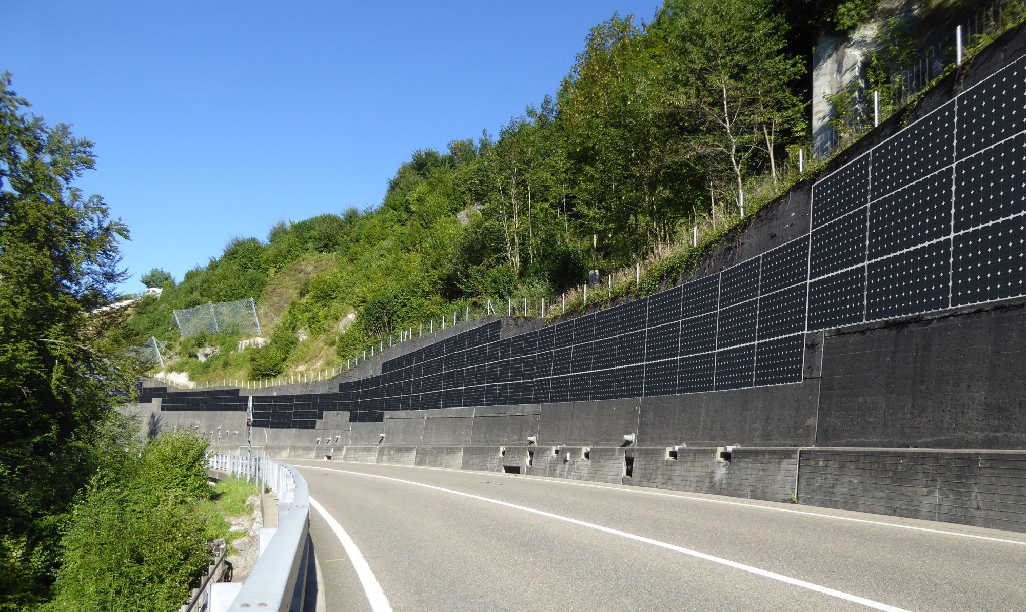 Visualisierung Photovoltaikanlage bei Umfahrung Teufen