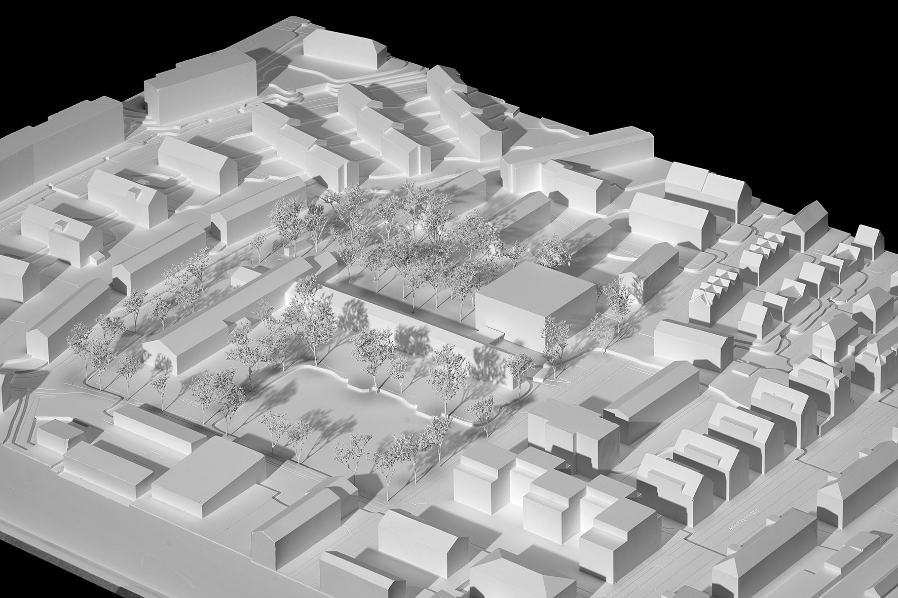 Schulanlage Entlisberg Siegerprojekt Erweiterungsbau Modellfoto