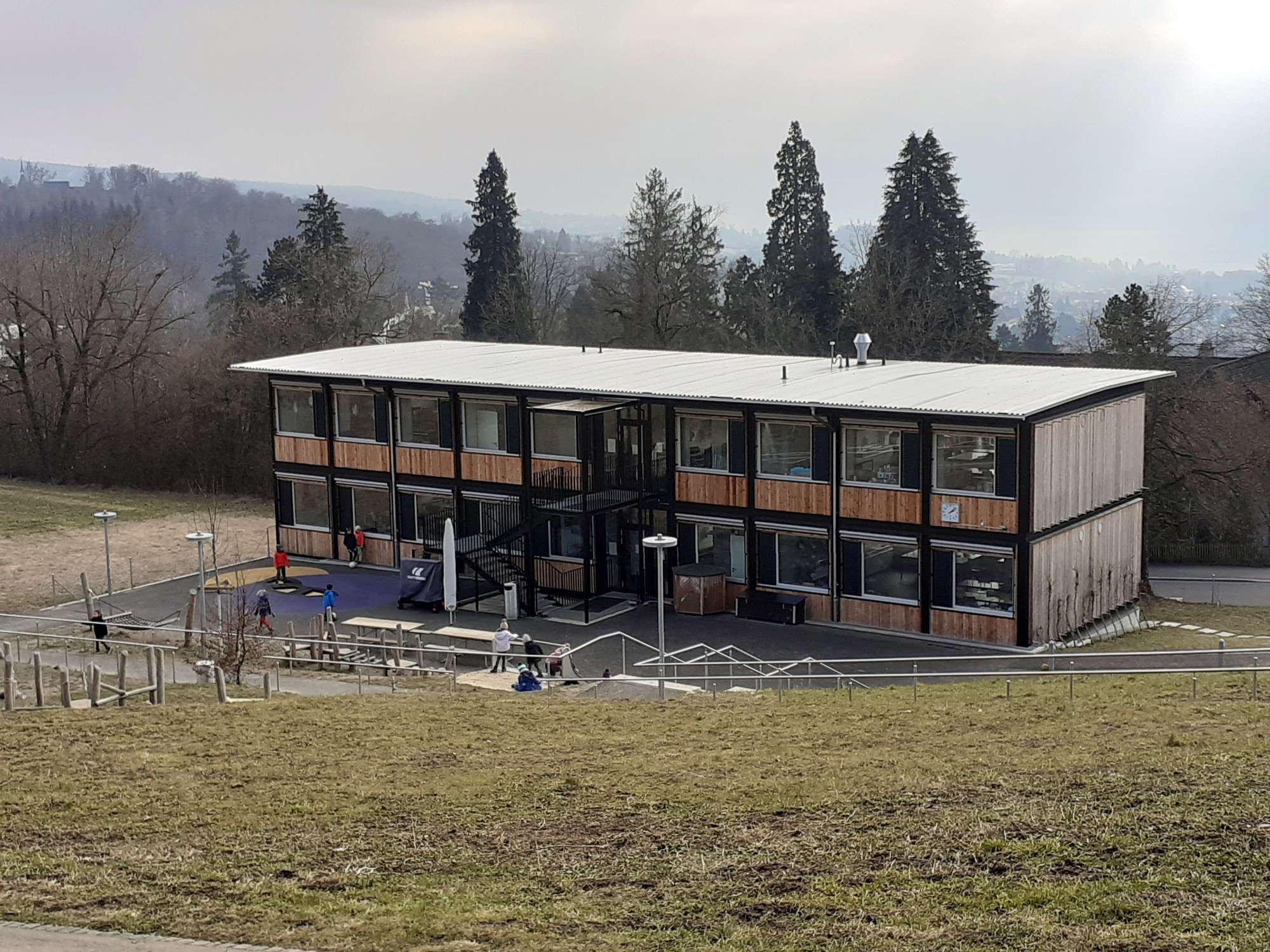 ZM-Pavillon Schulhaus Heubeeribüel Zürich