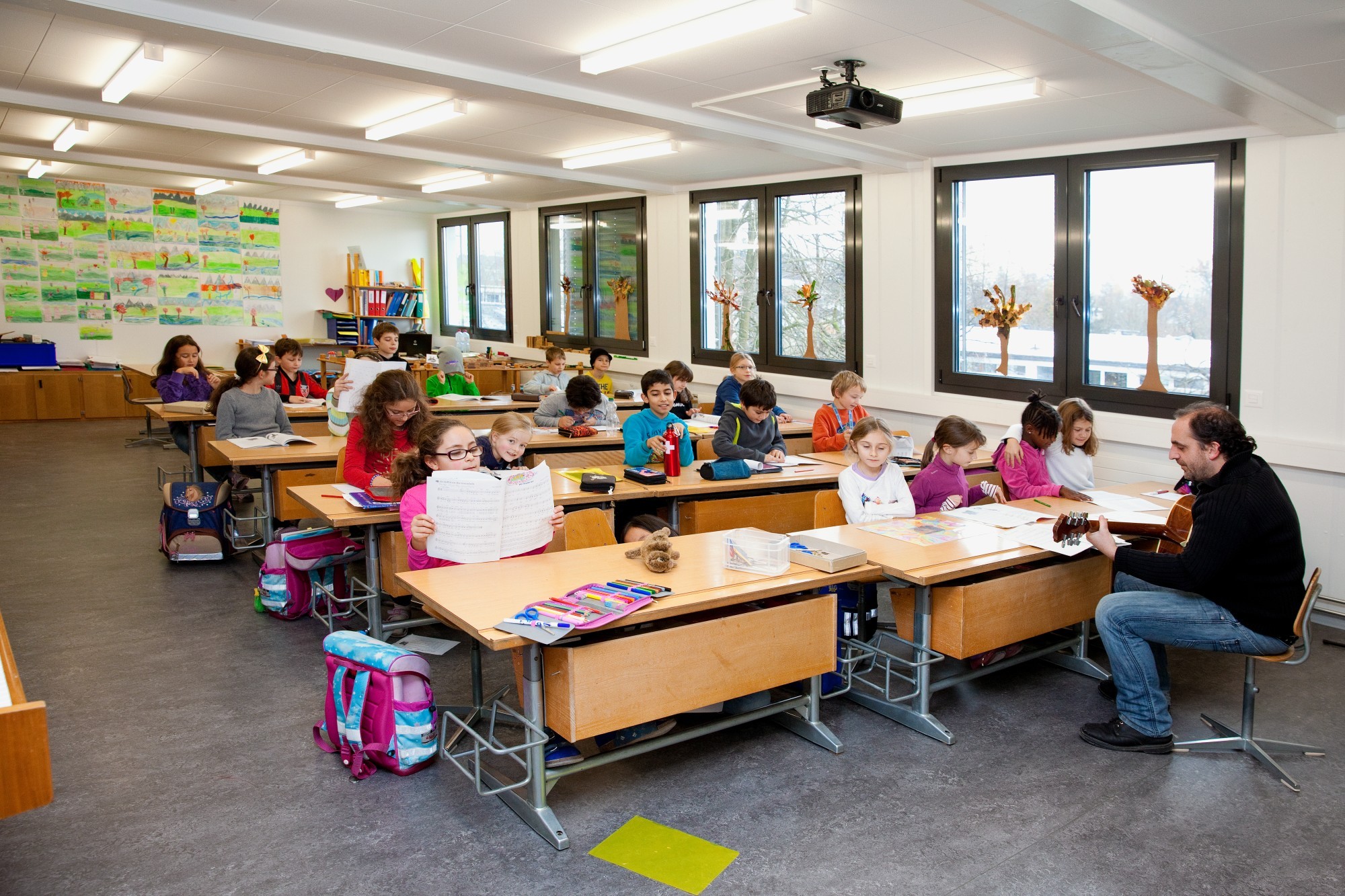 Schulhaus Rüti ZH, Klassenzimmer