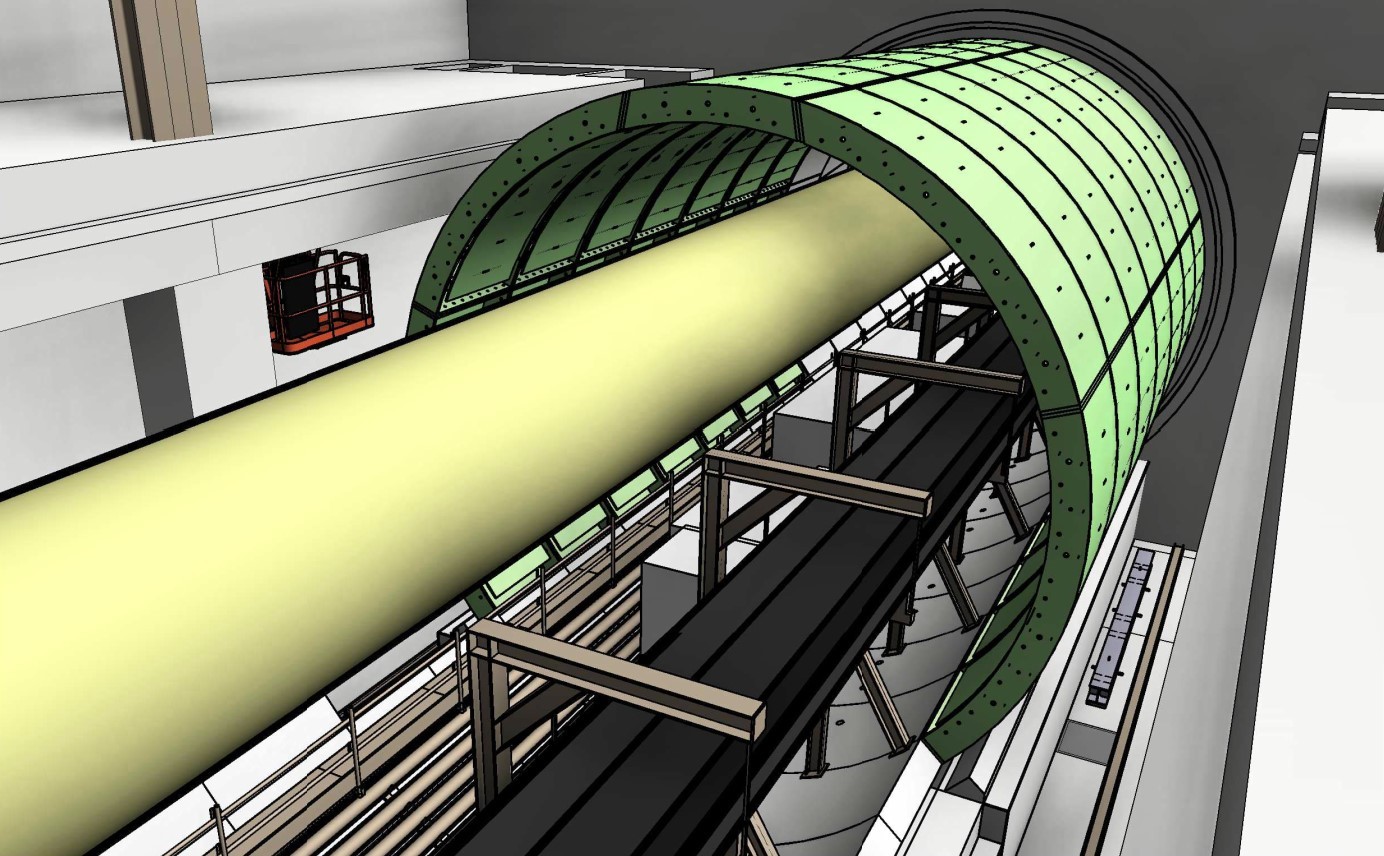 Tunnel-Modell Los 3 Metro Toulouse Implenia