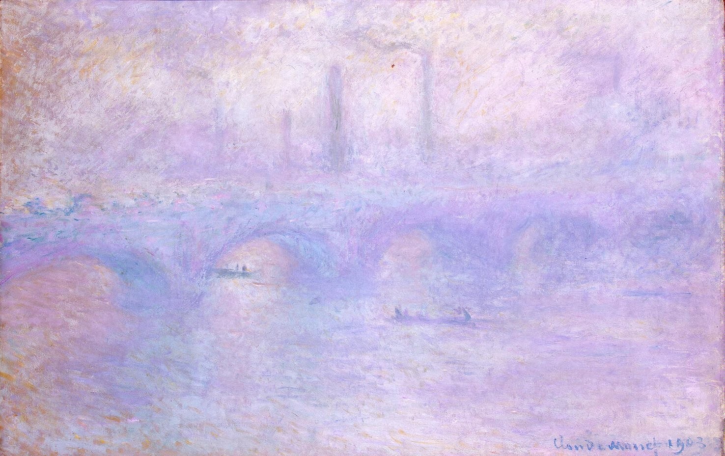 Waterloo Bridge um 1903, Claude Monet