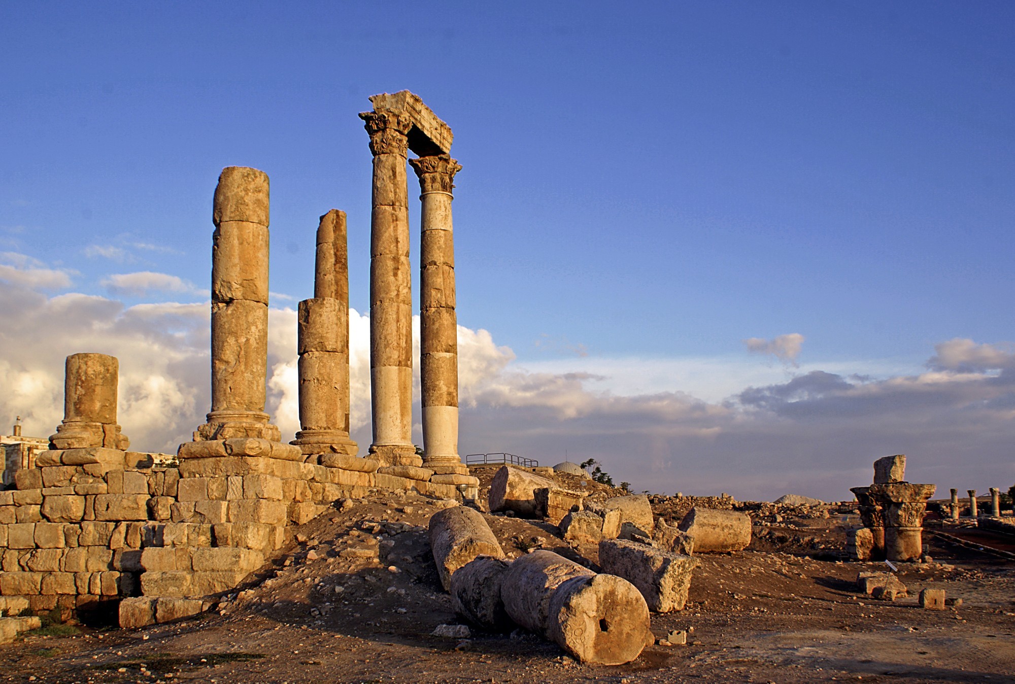 Herkulestempels auf der Zitadelle von Amman