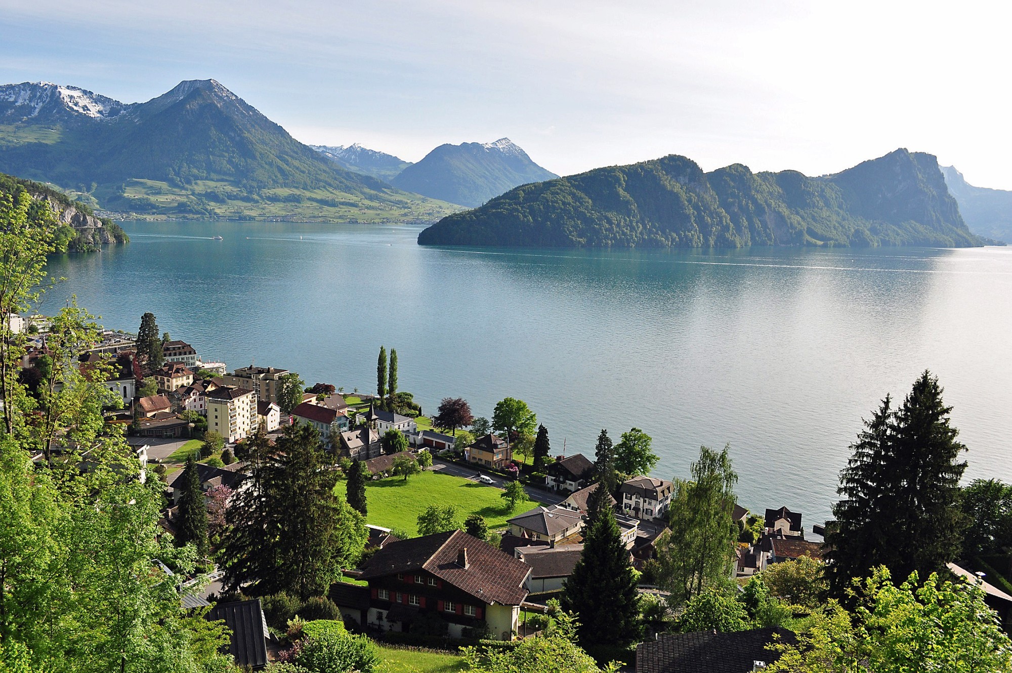 Gemeinde Vitznau am Vierwaldstättersee im Kanton Luzern