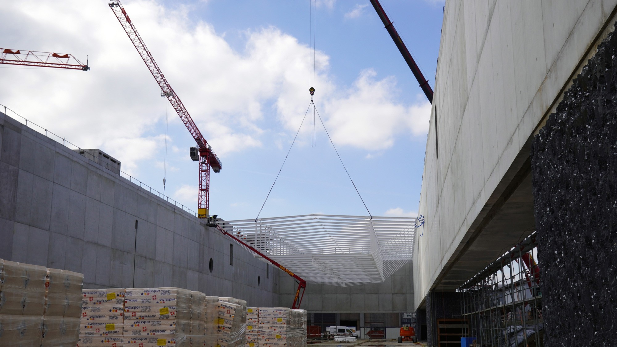 Baustelle Neue Olma Halle 1 Foyer