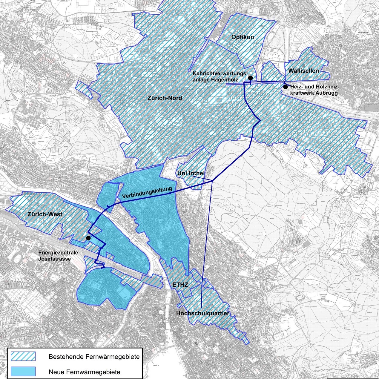 Bild2: Erschlossene Quartiere