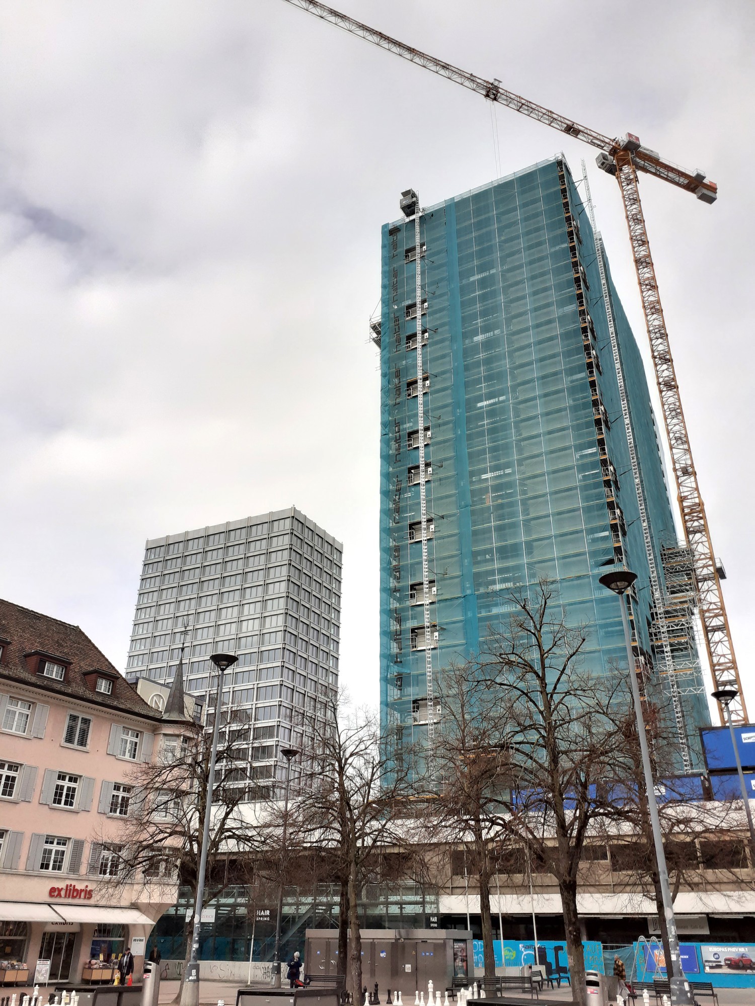 Sanierung Hotel Swissôtel Oerlikon, Neubau Franklinturm beim Bahnhof Oerlikon