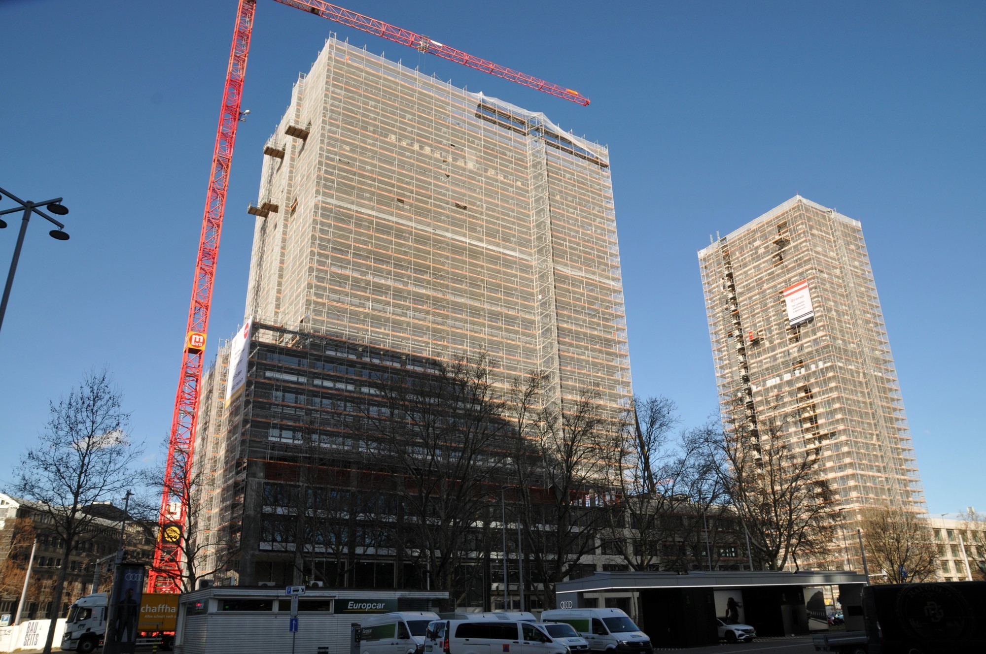 Bauregion ZH/SH 2023, Hochhäuser, Zürich Oerlikon, Messeturm, Artisa Tower