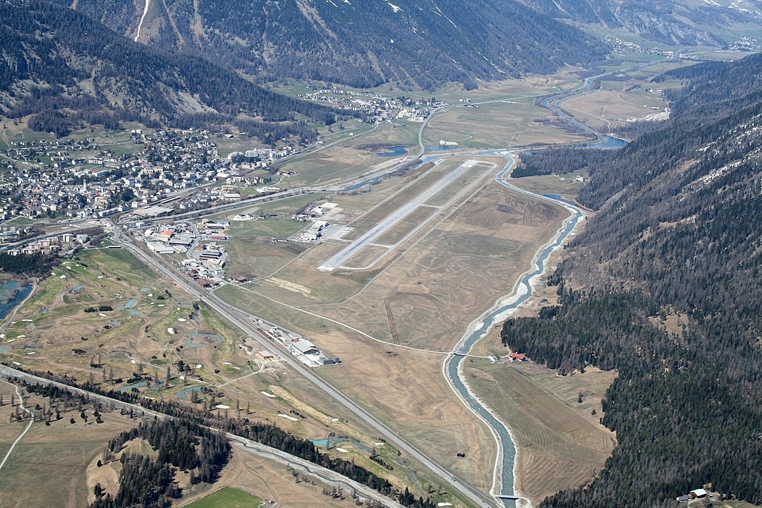 Flughafen Samedan Kanton Graubünden