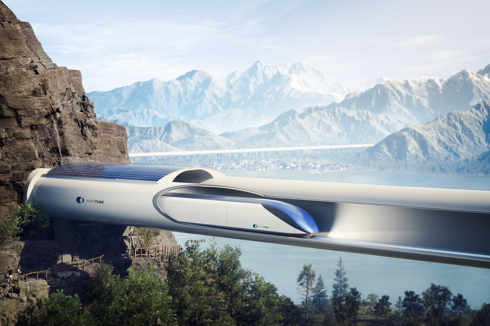 EuroTube, Visualisierung Hyperloop