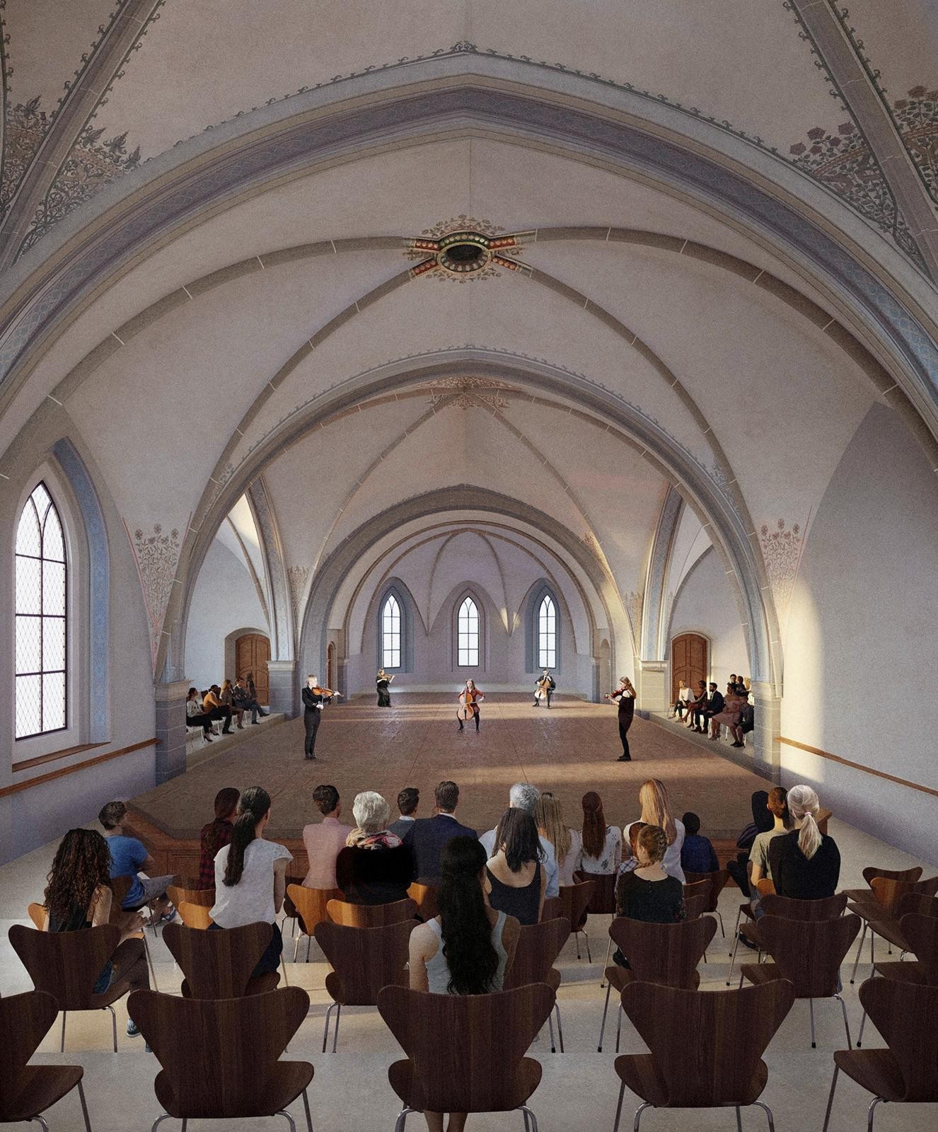Visualisierung Kirche Wipkingen Umbau Zürich