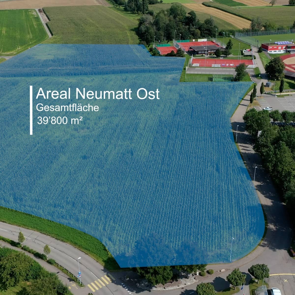 Areal Neumatt Ost für Kantonsschule Fricktal in Stein