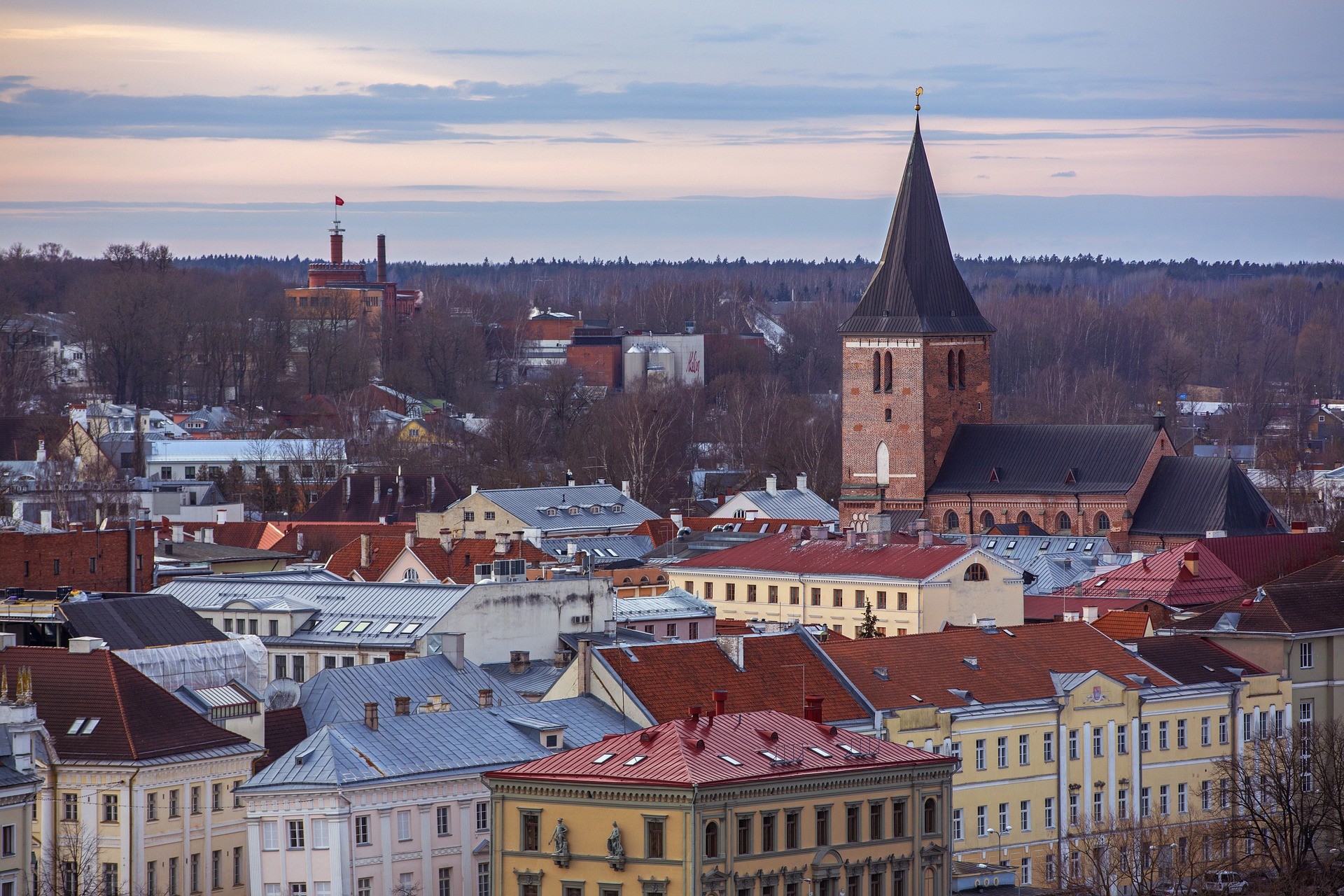 Stadtzentrum in Tartu