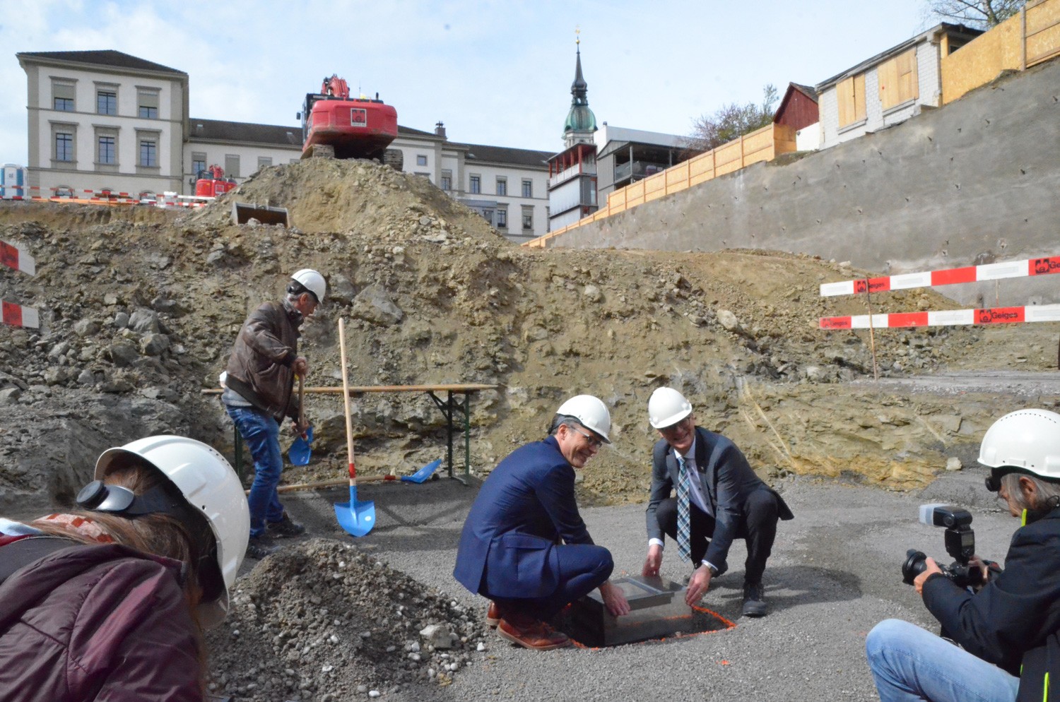 Grundsteinlegung Ergänzungsbau Regierungsgebäude Frauenfeld