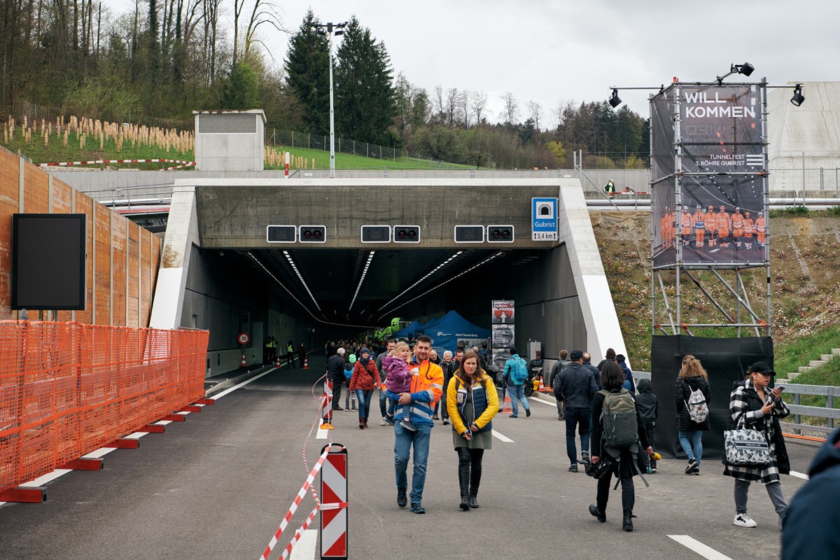 Tunnelfest dritte Grubriströhre Astra