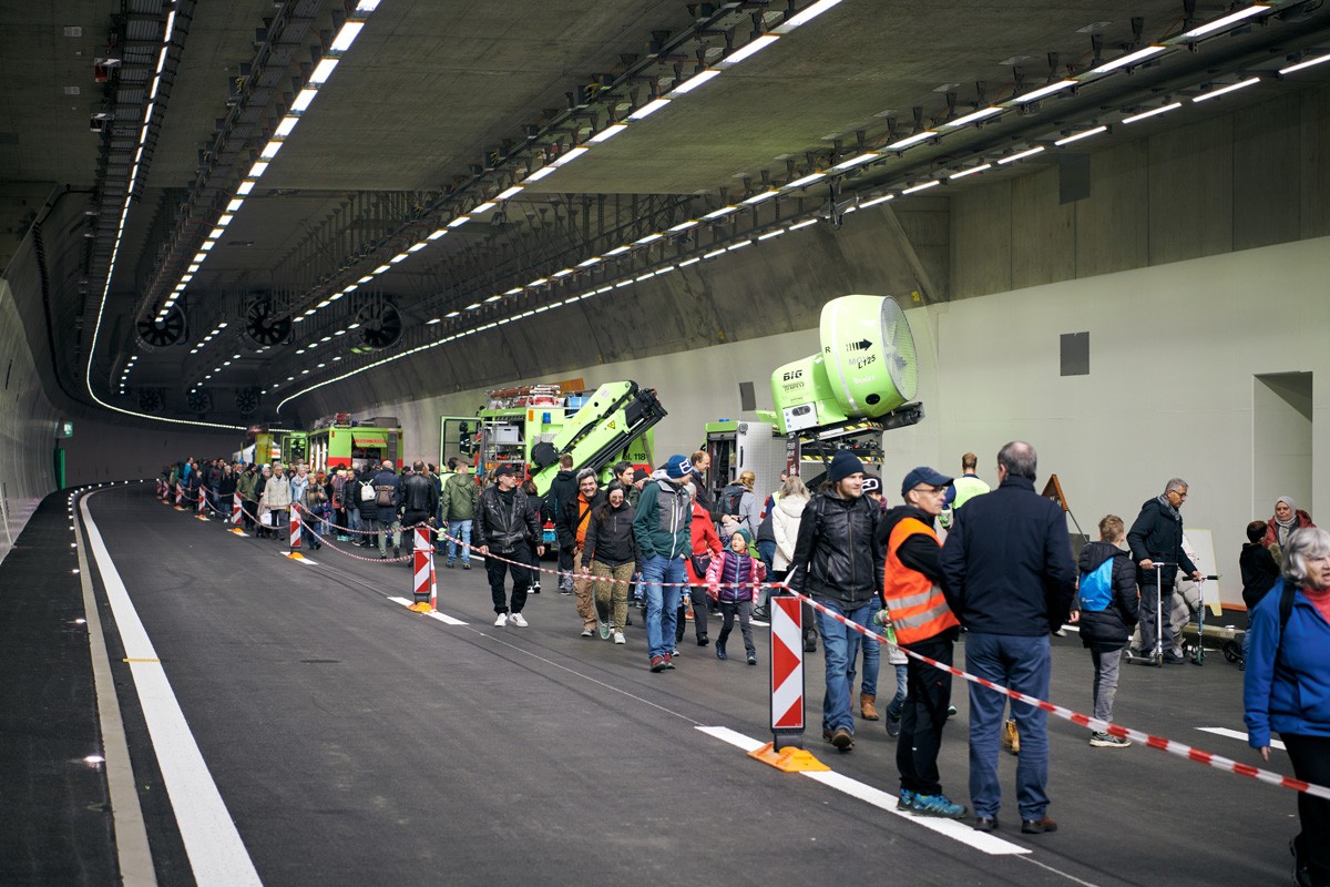 Tunnelfest dritte Grubriströhre Astra