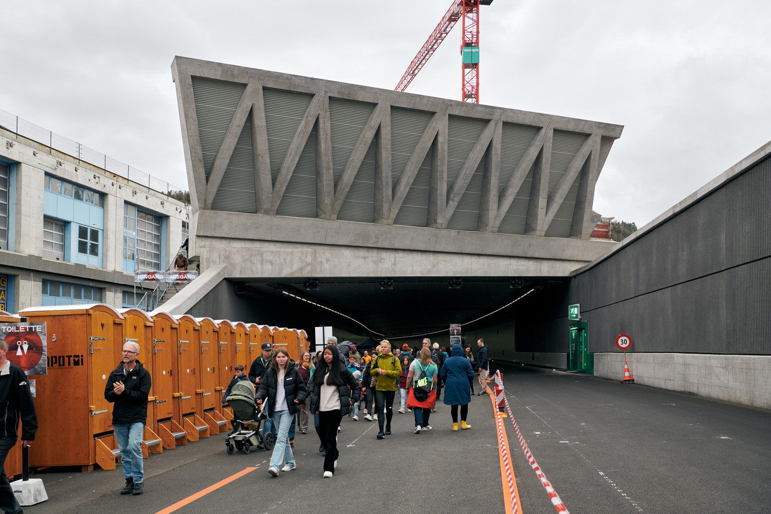 Tunnelfest dritte Grubriströhre Astra