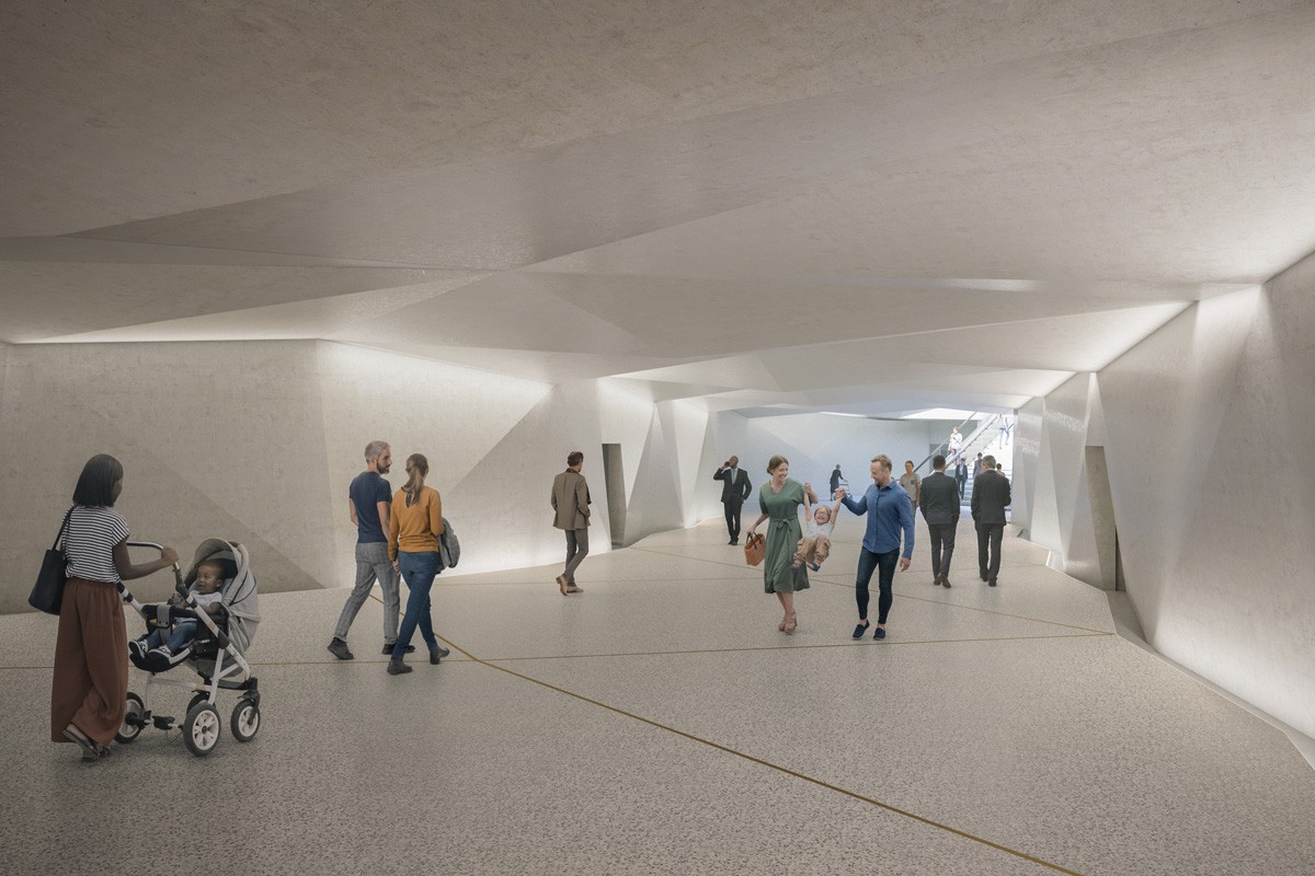 Visualisierung Zukunft Bahnhof Bern Verkehrsmassnahmen Passage