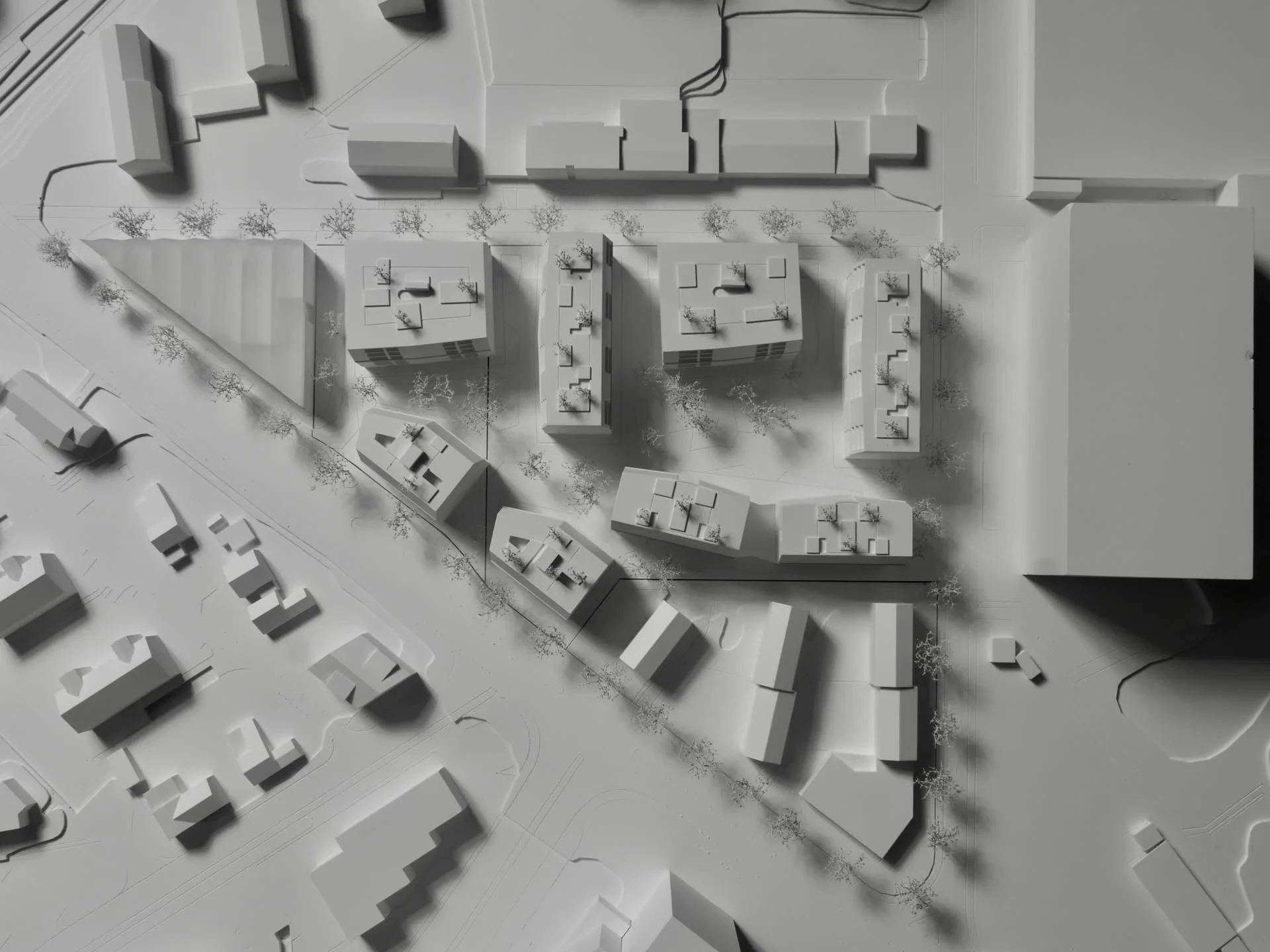 Visualisierung Wohnquartier Erni-Areal Wangen-Brüttisellen