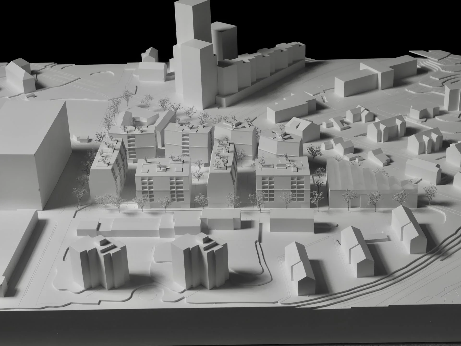 Visualisierung Wohnquartier Erni-Areal Wangen-Brüttisellen