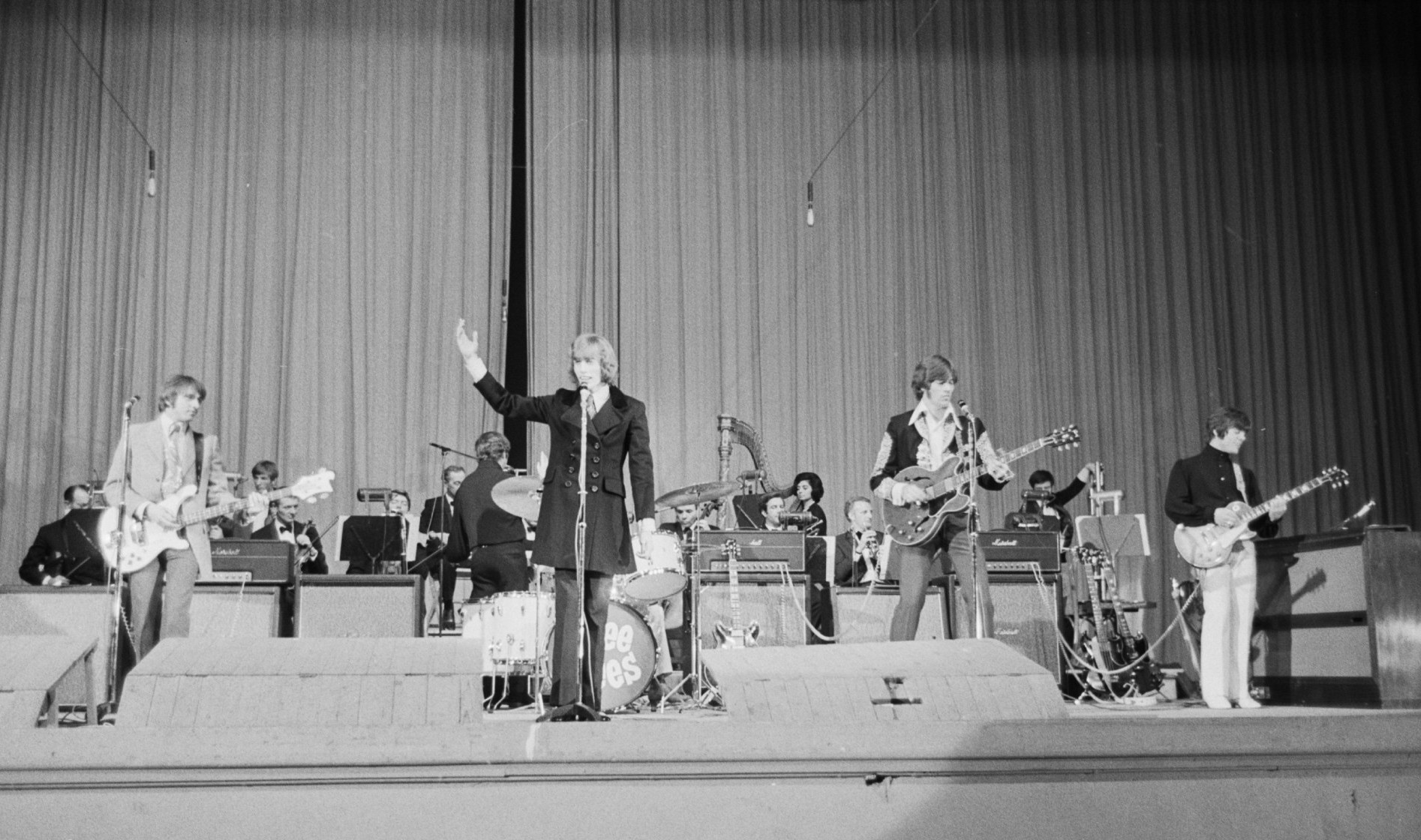 Konzert der Bee Gees im März 1968 in der Berner Festhalle