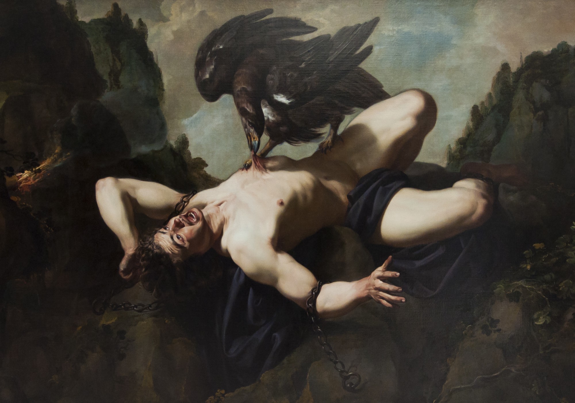 Prometheus. Gemälde von Theodoor Rombouts