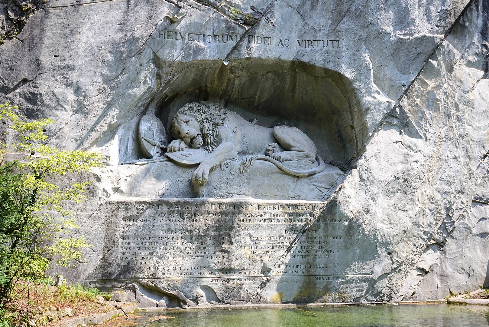 Löwendenkmal in Luzern