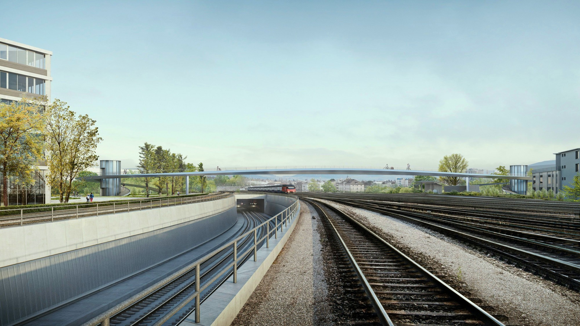 Visualisierung SBB Tunnel Holligen Bern