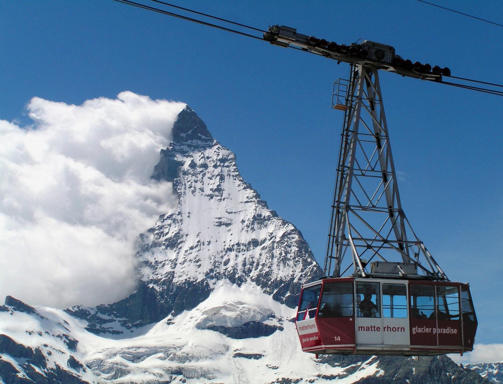 Matterhorn Gondel Glacier Paradise