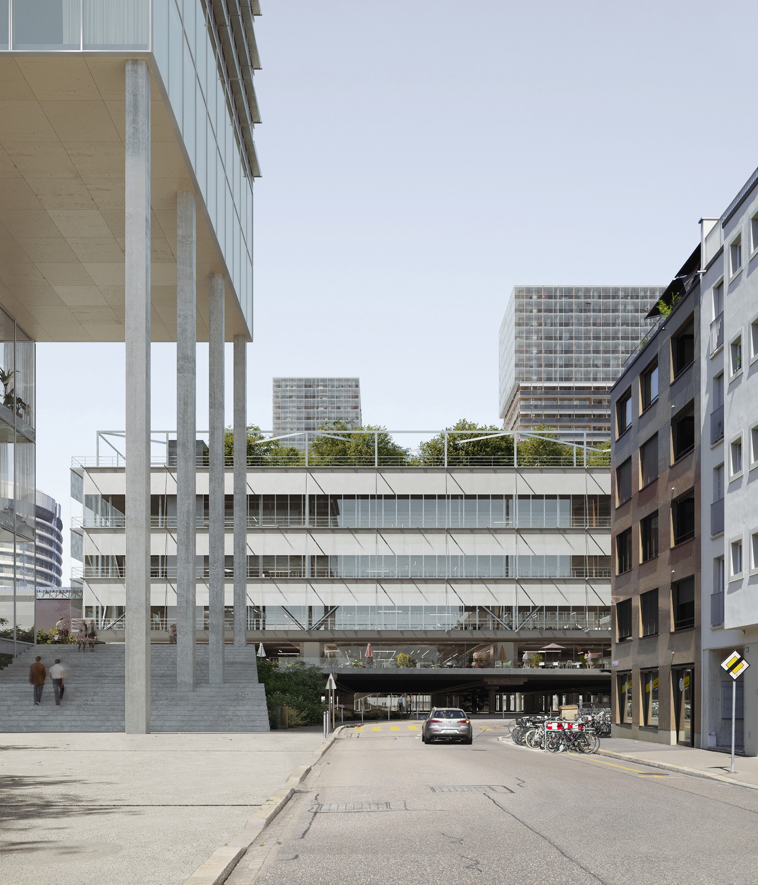 Visualisierung Projekt Nauentor in Basel