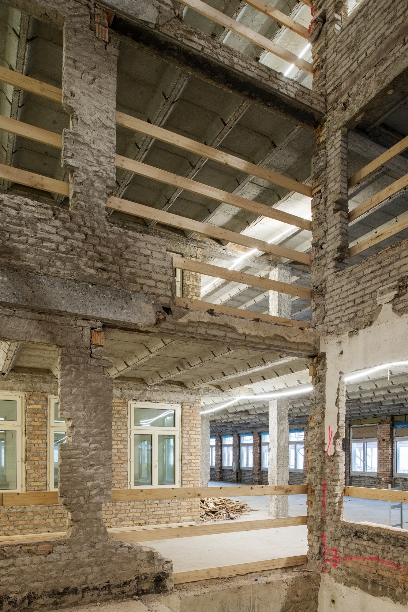 Amtshaus Walche, Zürich, Atrium für Tageslicht