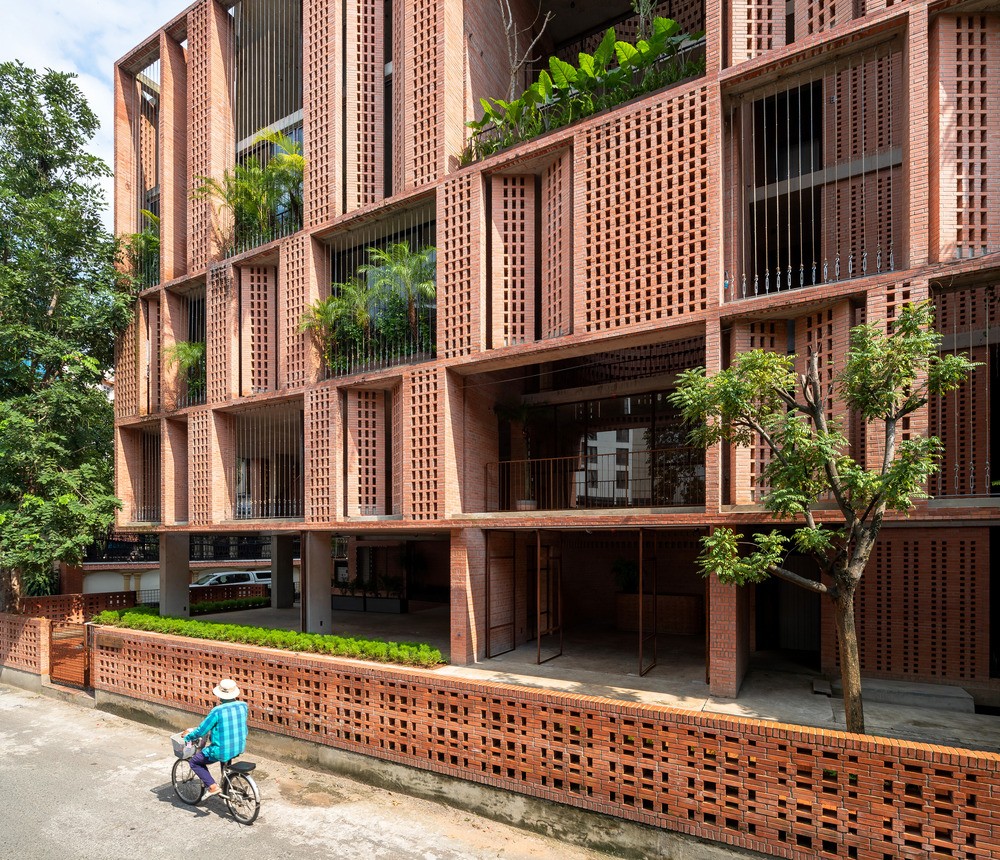 Bürohaus in Saigon. Fassade