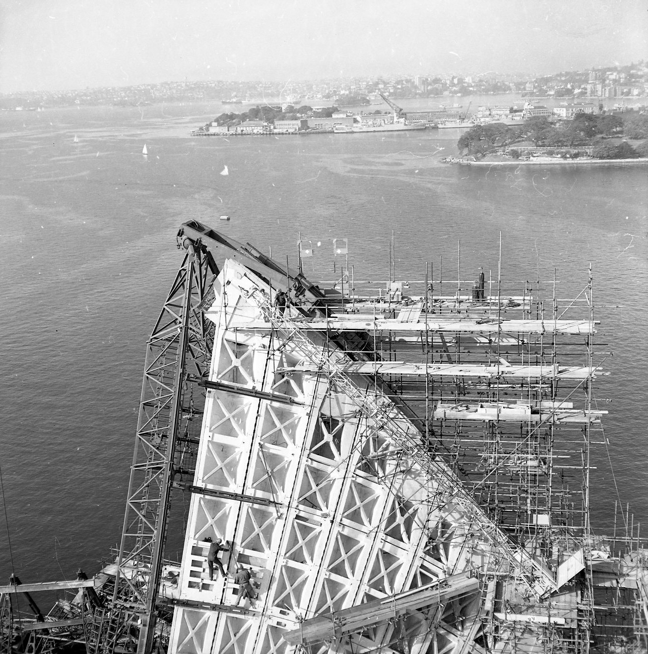 Bauphase Sydney Opernhaus 1960er Jahre