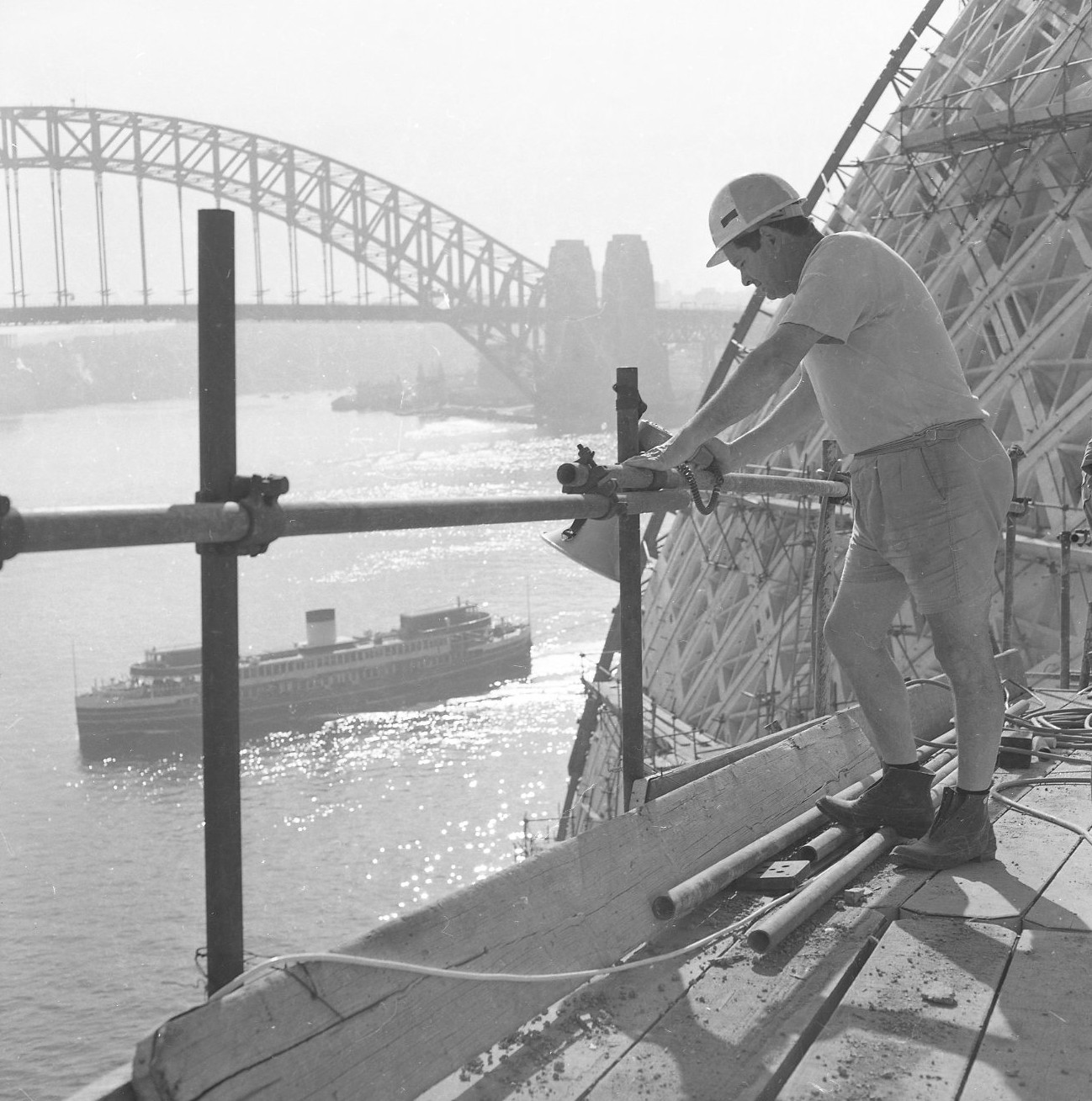 Bauphase Sydney Opernhaus 1960er Jahre