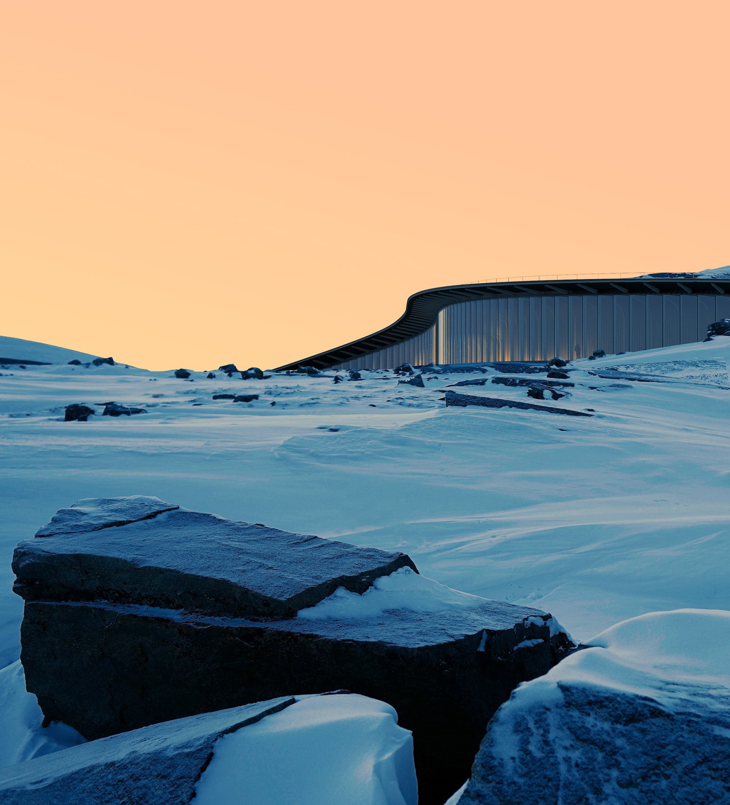 Visualisierung Nunavut Inuit Heritage Center Dorte Mandrup