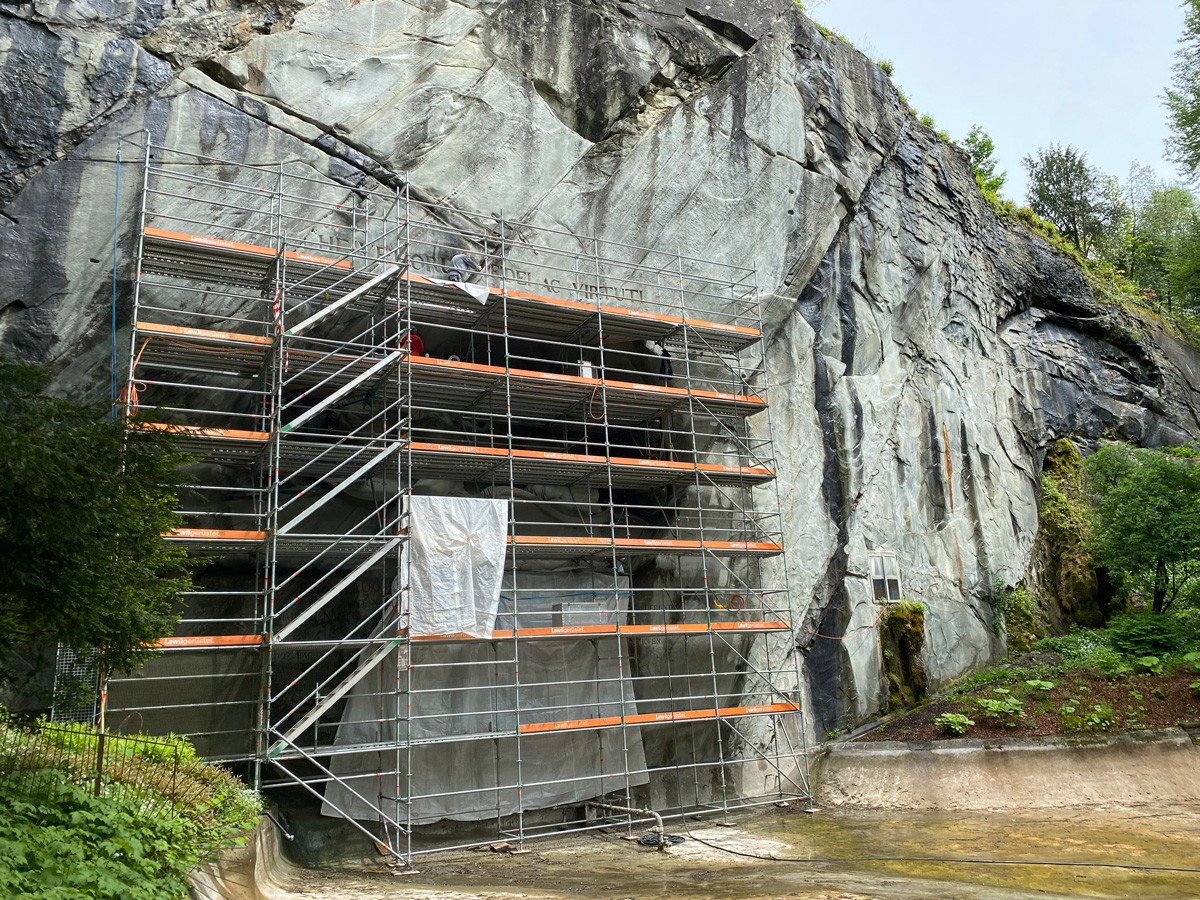 Sanierung Löwendenkmal in Luzern