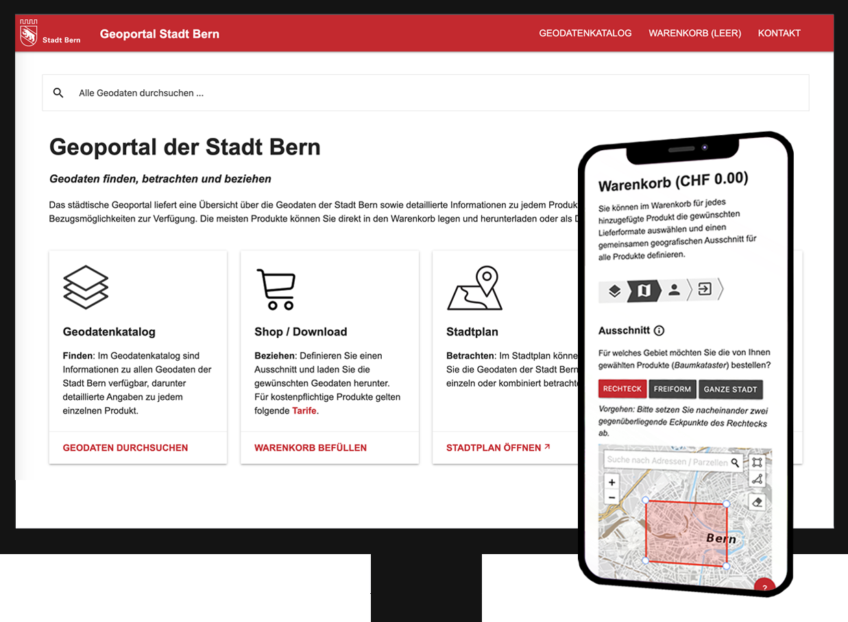 Geoportal der Stadt Bern