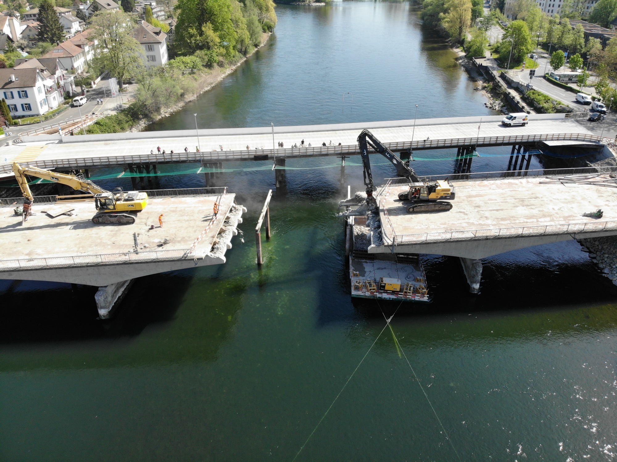 Abbruch alte Aarebrücke