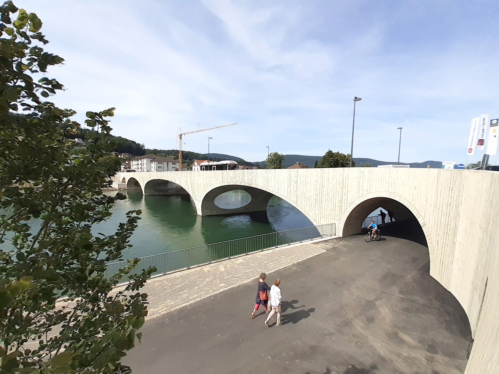 Neue Aarebrücke, Aarau, Projekt Pont Neuf, Kettenbrücke